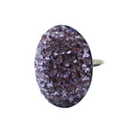 ANILLO OVAL VIOLETA