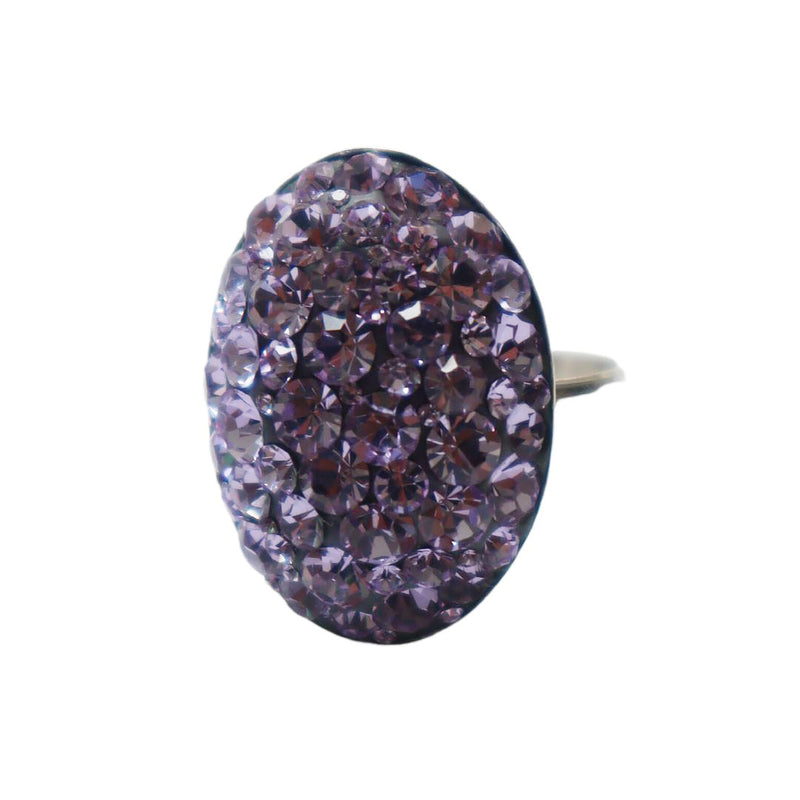 ANILLO OVAL VIOLETA